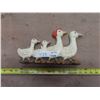 Image 1 : cast iron painted ducks hanging ornament