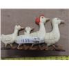 Image 3 : cast iron painted ducks hanging ornament