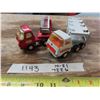Image 2 : Tonka tin collectibles , firetruck and car hauler