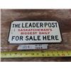 Image 1 : Leader Post news paper sign absolutley beautiful shape