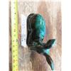 Image 2 : Green glass décor deer doe antique collectible