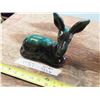 Image 3 : Green glass décor deer doe antique collectible