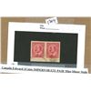 Image 1 : Canada Edward 2 cents IMPERFORATE PAIR mint minor stain