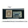 Image 1 : Newfoundland edward 1 cent and beaver 5 cent