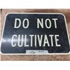 Image 2 : Do not cultivate sign