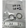 Image 5 : 2. Wedding Solitaire Set, Lab Created, Claw Set, Stainless Steel Band, Size 5.5