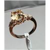 Image 4 : 5. Topaz, Lab Created, Claw Set, Rose Gold overlay, Size 6.5