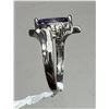 Image 3 : 13. Amethyst, Lab Created, Claw Set, S925 Overlay. Size 7