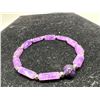 Image 5 : 18. Large Natural Amethyst pendant necklace + bracelet