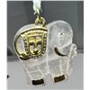 Image 3 : 38. 2 Elephant Stone Pendants