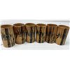 Image 4 : 46. Bar Lot with 6 Bamboo Shot Glasses + Carving From Hawaii