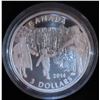 Image 1 : 2014 $3 Wait For Me Daddy. 99.99% pure Silver. Proof with Ultra Heavy Cameo. Housed in its original 