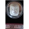 Image 1 : 2014 Matriarch Moon Mask $25. 99.99% pure Silver. Proof with Ultra Heavy Cameo. Housed in its origin