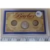 Barber Coin Collection. Consists of 1910P Barber Silver Dime, 1912D Barber Silver Dime & 1916D Barbe