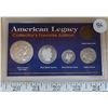 Image 1 : American Legacy Collector’s Favorite Edition. Consists of Indian Head Cent, Buffalo Nickel, Silver M