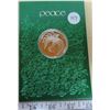 Image 3 : Christmas Card with large Bronze Medal Peace. Minted by the Franklin Mint. Proof.