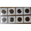 Image 1 : Lot of 8 Canadian George V Large Cents. Includes 1910, 1911, 1912, 1915, 1916, 1917, 1918 & 1919. Co