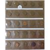 Image 1 : Lot of 25 Canadian Elizabeth Small Cents. Includes 1953 NSF, 1954, 1955, 1956, 1957, 1958, 1959, 196
