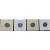 Image 2 : Lot of 4 Canadian Clipped Planchet Small Cents. Includes 1962, 1963, 1965 & 1967. Coins grade up to 