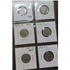 Image 1 : Lot of 6 U.S. Liberty Head & Buffalo Nickels. Includes 1912, 1935, 1936, 1936D, 1937 & 1937S.