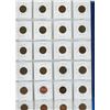 Image 2 : sheet of Canadian pennies - 1932-1981