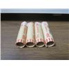 Image 1 : 4 rolls of Canadian pennies