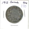 Image 1 : 1912 Canadian silver 50 cent coin