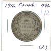Image 1 : 1916 Canadian silver 50 cent coin (2.)