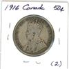 Image 2 : 1916 Canadian silver 50 cent coin (2.)