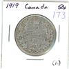 Image 1 : 1919 Canadian silver 50 cent coin (1.)