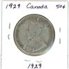 Image 2 : 1929 Canadian silver 50 cent coin