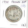 Image 1 : 1940 Canadian silver 50 cent coin (2.)