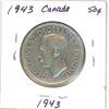 Image 2 : 1943 Canadian silver 50 cent coin