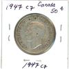 Image 2 : 1947 C7 Canadian silver 50 cent coin