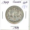 Image 1 : 1949 Canadian silver 50 cent coin