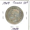 Image 2 : 1949 Canadian silver 50 cent coin