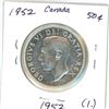 Image 2 : 1952 Canadian silver 50 cent coin (1.)
