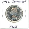 Image 2 : 1962 Canadian silver 50 cent coin