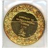 Image 2 : Masterpieces of Rubens Medal: 24k gold plated, sterling silver "Portrait of Isabella Helena Rubens"