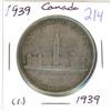 Image 1 : 1939 Canadian "Royal visit" silver dollar (1.)