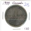 Image 1 : 1939 Canadian "Royal visit" silver dollar (2.)