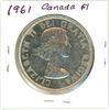 Image 2 : 1961 Canadian silver dollar