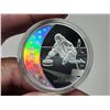 Image 4 : 2007 Canadian sterling silver holographic, 25 dollar coin - Vancouver Olympic, curling coin - in cas