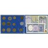 Image 2 : Lot of 2 - 1994 Dutch mint coin set & Egyptian coin, bills and stamp set