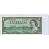 Image 1 : 1954 Canadian 1 dollar bill - Lawson/Bouey - B/I 1380697