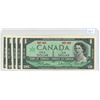 Image 1 : Lot of 5 - 1867-1967 Canadian 1 dollar centennial bills - Beattie/Rasminsky (no serial #)