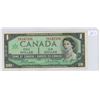 Image 1 : 1967 Canadian Centennial 1 dollar bill - Beattie/Rasminsky - N/O 8147338