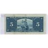 Image 2 : 1937 Canadian 5 dollar bill - Coyne/Towers - D/S 6431917