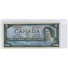 Image 1 : 1954 Canadian 5 dollar bill - Beattie/Rasminsky - I/S 8792077