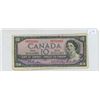 Image 3 : Lot of 2, 1954 Canadian 10 dollar bills - Beattie/Rasminsky - OV 1694349 & N/V 8723091